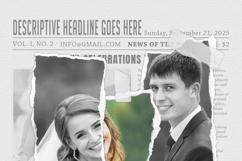 Wedding Paper Cut Photo Template Product Image 5