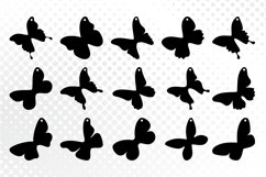 Paper Cut Butterfly Gift Tags. Hang Tags Template. Sale Tags Product Image 2