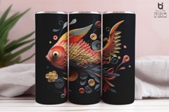 Paper Cut Fish 3D Tumbler Sublimation Bundle Product Image 2