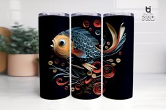 Paper Cut Fish 3D Tumbler Sublimation Bundle Product Image 11