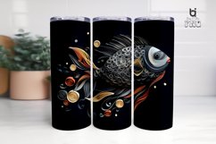 Paper Cut Fish 3D Tumbler Sublimation Bundle Product Image 15