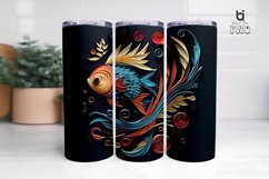 Paper Cut Fish 3D Tumbler Sublimation Bundle Product Image 3