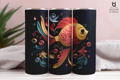 Paper Cut Fish 3D Tumbler Sublimation Bundle Product Image 8