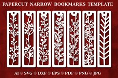 Papercut Narrow Bookmarks with Branches | Bookmarks Papercut Product Image 1