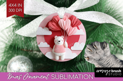 Valentine Papercut Ornament PNG - Couple Animals PNG Product Image 1