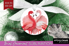 Valentine Papercut Ornament PNG - Couple Animals PNG Product Image 1