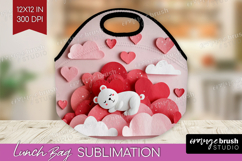 Valentine Papercut Lunch Bag - Couple Animals Lunch Bug PNG Product Image 1