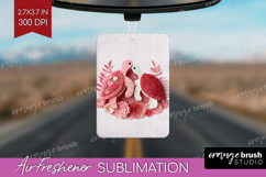 Valentine Papercut Air Freshener PNG - Couple Animals PNG Product Image 1