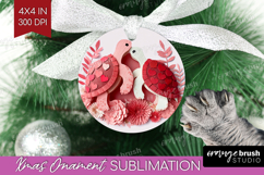 Valentine Papercut Ornament PNG - Couple Animals PNG Product Image 1