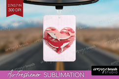 Valentine Papercut Air Freshener PNG - Couple Animals PNG Product Image 1