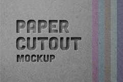 Paper Cutout Effect Logo Mockup Product Image 1