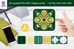 paper cutting-3d layered svg-floral papercut-mandala svg-decorative svg-decorative mandala