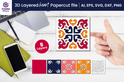 paper cutting-3d layered svg-heart papercut-heart svg-decorative svg-love svg-romantic-heart-