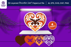 paper cutting-3d layered svg-heart papercut-heart svg-decorative svg-love svg-romantic-heart