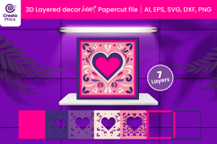 paper cutting-3d layered svg-heart papercut-heart svg-decorative svg-love svg-romantic-heart