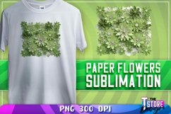 Paper Flowers Sublimation | T-Shirt Design | PNG File Product Image 10