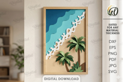 3D Paper Layered Artworks Bundle. Wall Decor Paper Craft SVG Product Image 2