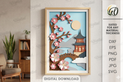 3D Paper Layered Artworks Bundle. Wall Decor Paper Craft SVG Product Image 7