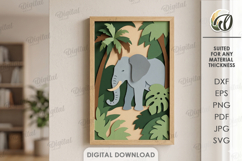 3D Paper Layered Artworks Bundle. Wall Decor Paper Craft SVG Product Image 10