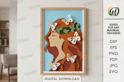 3D Paper Layered Artworks Bundle. Wall Decor Paper Craft SVG Product Image 11