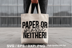 Tote Bag SVG Design - Organic Food Just Kidding It's Wine! Product Image 4