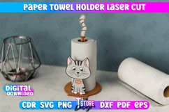 Paper Towel Holder | Cat Shape | Kitchen Accessories | CNC Product Image 1