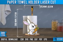 Paper Towel Roll Holders Laser Cut Bundle | Kitchen Designs Product Image 4