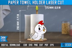 Paper Towel Roll Holders Laser Cut Bundle | Kitchen Designs Product Image 6