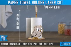 Paper Towel Roll Holders Laser Cut Bundle | Kitchen Designs Product Image 8