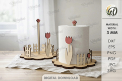 Paper Towel Roll Holders Bundle Laser Cut. Kitchen Decor SVG Product Image 12