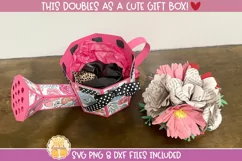 Mother's Day Flower Gift Box Design for Cricut