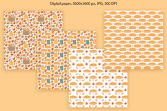 Cozy Autumn Seamless Pattern and Digital Paper Bundle Product Image 2