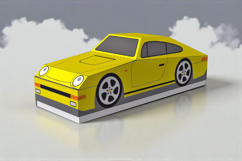 Car favor - 3d papercraft Product Image 5