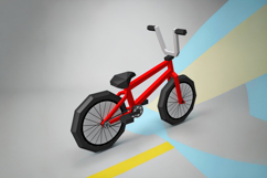 Bicycle - 3d papercraft Product Image 3