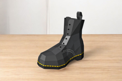 Boots - 3d papercraft Product Image 2