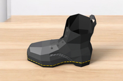 Boots - 3d papercraft Product Image 4