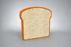 Bread slice favor - 3d papercraft Product Image 1