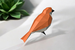 Sparrow bird - 3d papercraft Product Image 4