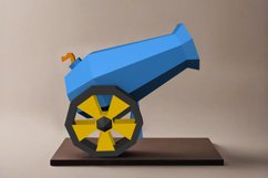 DIY Cannon favor - 3d papercraft Product Image 1
