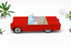 Car favor - 3d papercraft Product Image 2