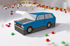 Car favor - 3d papercraft Product Image 2