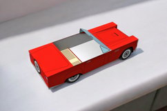 Car favor - 3d papercraft Product Image 3