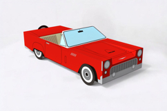 Car favor - 3d papercraft Product Image 4