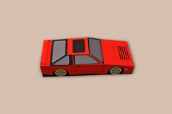 Car favor - 3d papercraft Product Image 4