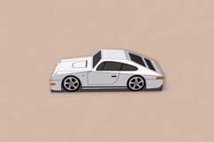 Car favor - 3d papercraft Product Image 4