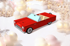 Car favor - 3d papercraft Product Image 1