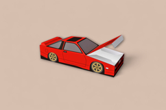 Car favor - 3d papercraft Product Image 5