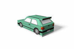 Car favor - 3d papercraft Product Image 2