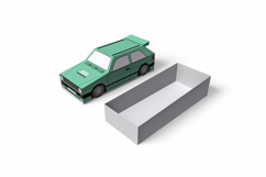 Car favor - 3d papercraft Product Image 3