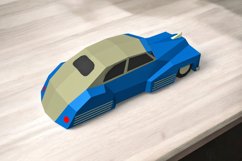 Lowrider car - 3d Papercraft Product Image 2